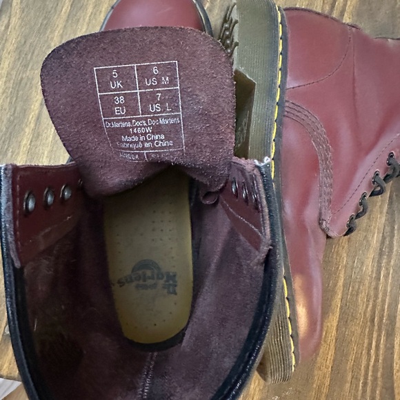 Dr. Martens Maroon Boots - Picture 6 of 6